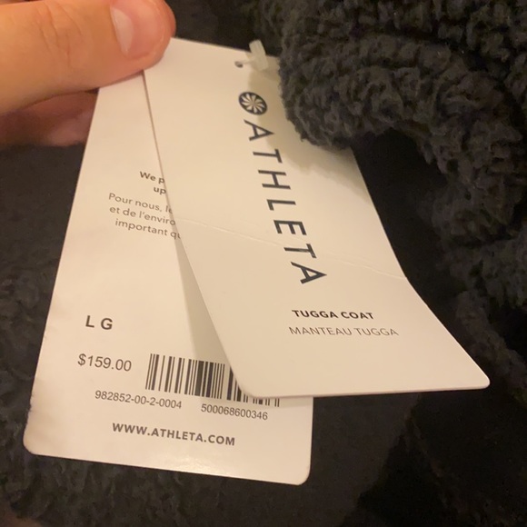 Athleta Tugga Coat jacket // Black - Picture 6 of 14